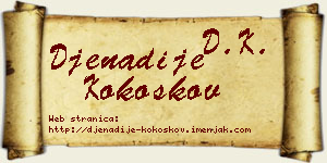 Đenadije Kokoškov vizit kartica